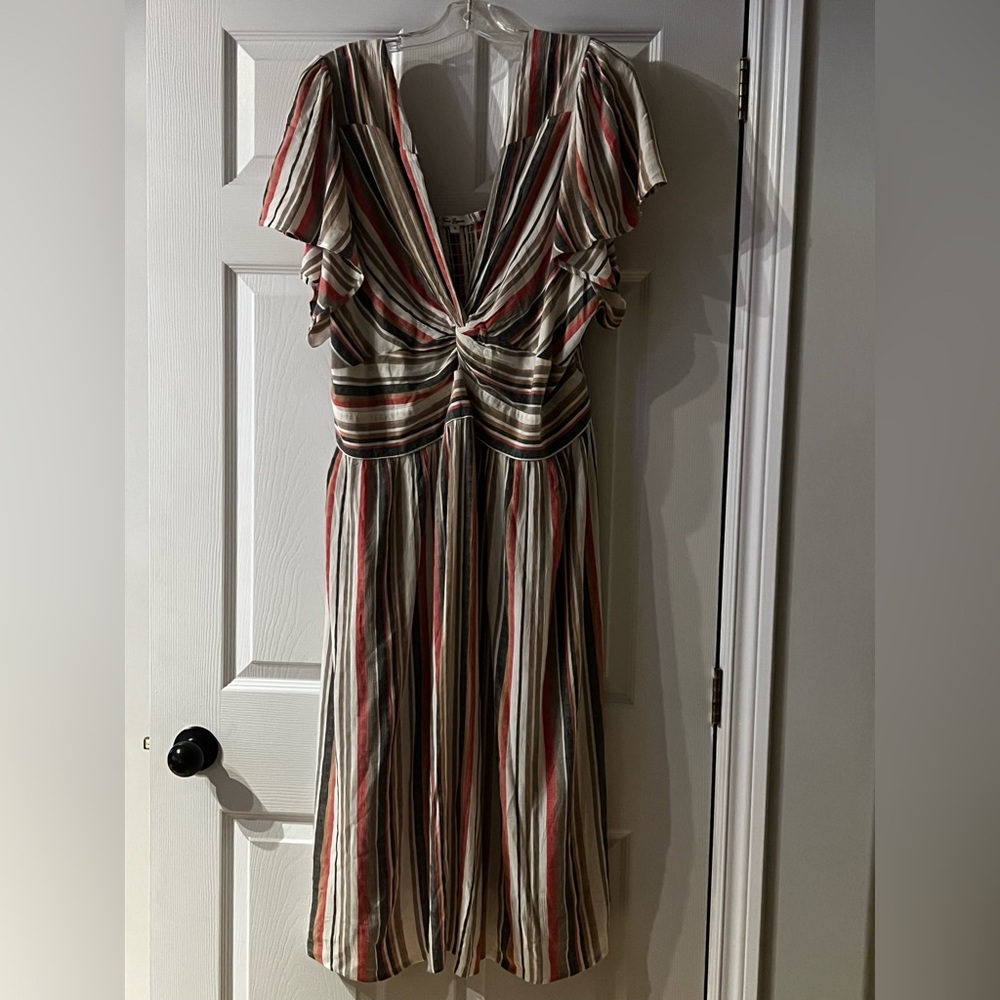 Time Square Striped Maxi Dress